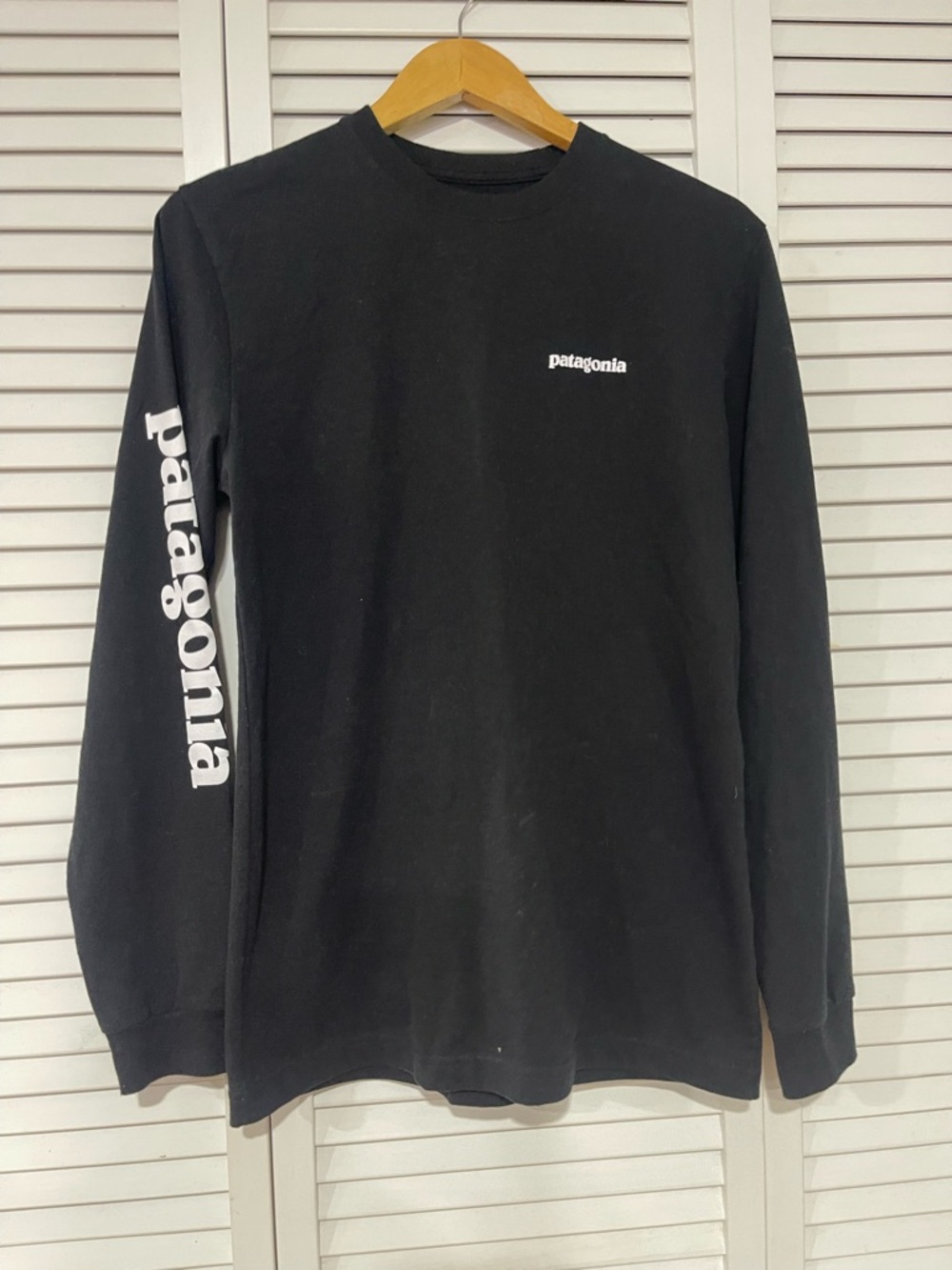 Patagonia Black Responsibili-Tee Long Sleeve